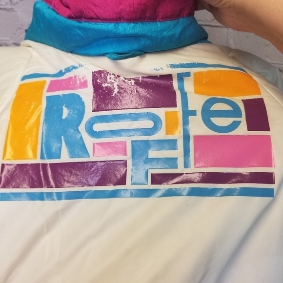 Vtg 80s Robbe Magic pink ski snow jacket barbiecore - Picture 15 of 16